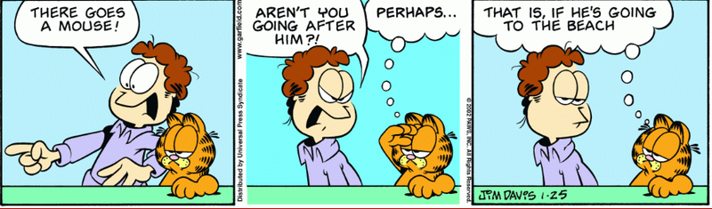 Illustration for article titled (Not)Jim Davis sort of Translates the Mueller Report into Garfield Strips so You're Entertained